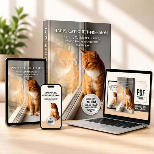Happy cat, Guilt-Free Mom e-book